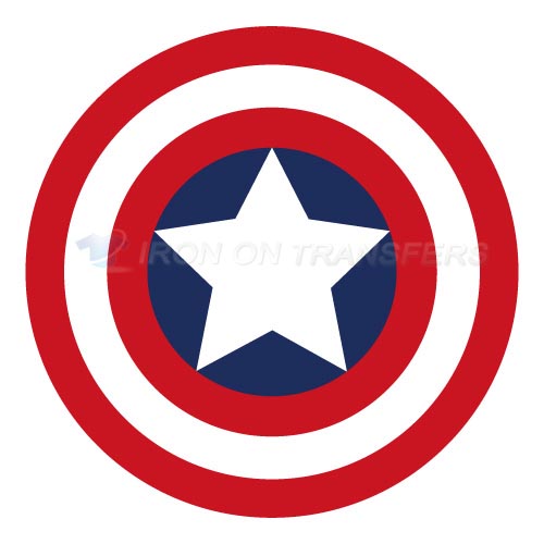 Captain America Iron-on Stickers (Heat Transfers)NO.56